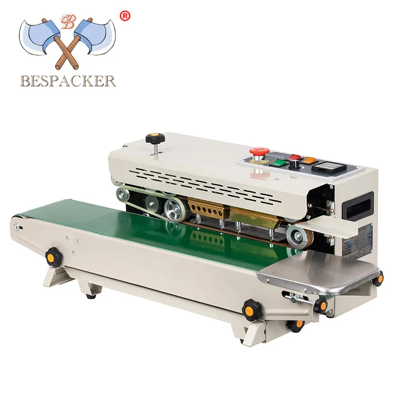 Continuous Plastic Bag Sealing Machine with Conveyor Belt