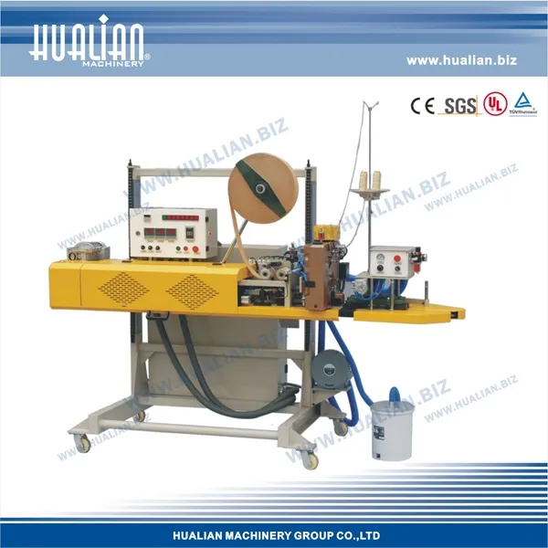 Fbk-13DC Hualian Automatic Heavy-Duty Bags Bag Sealing and Sewing Stitching Packaging Machine for Feed/Fertilizer/Flour/Rice/Engineering Plastics/Raw Material